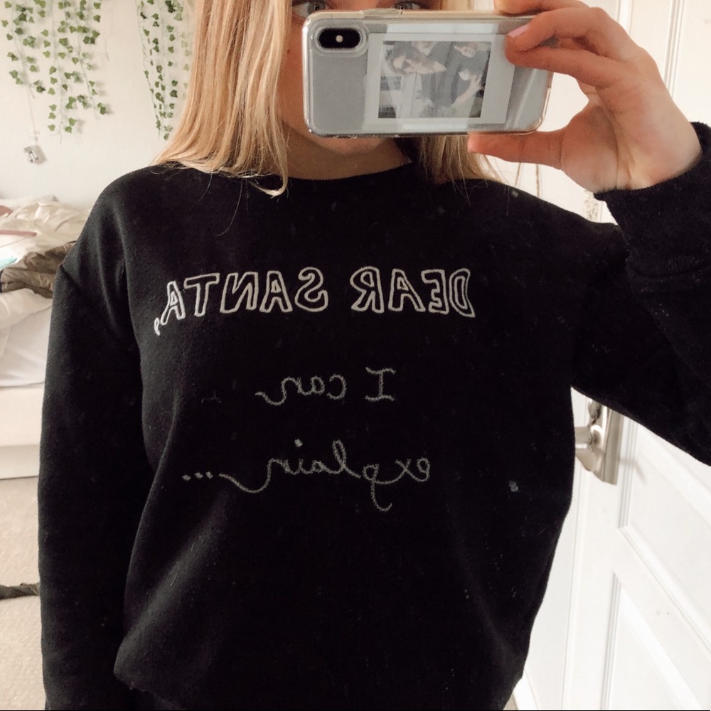 Holiday Sweater in Black